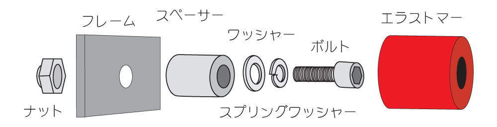 Rear Elastomer Spacer Natの交換