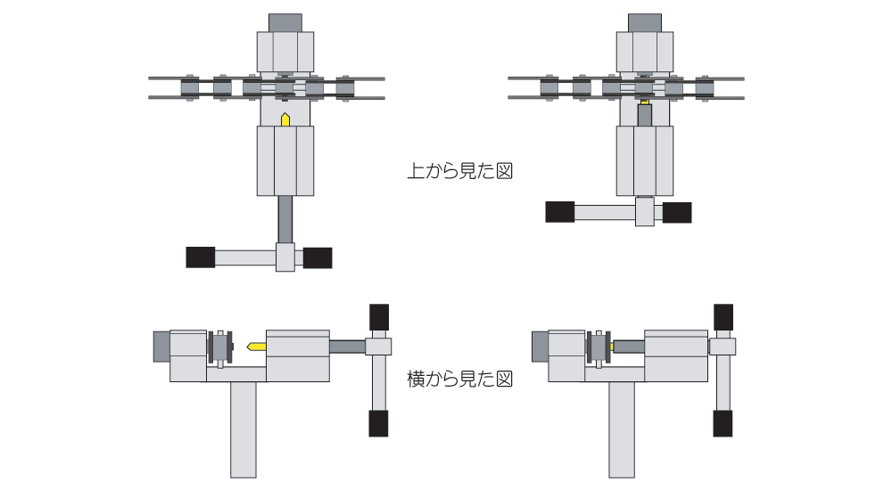 アンプルピンとチェーンの取り外し1